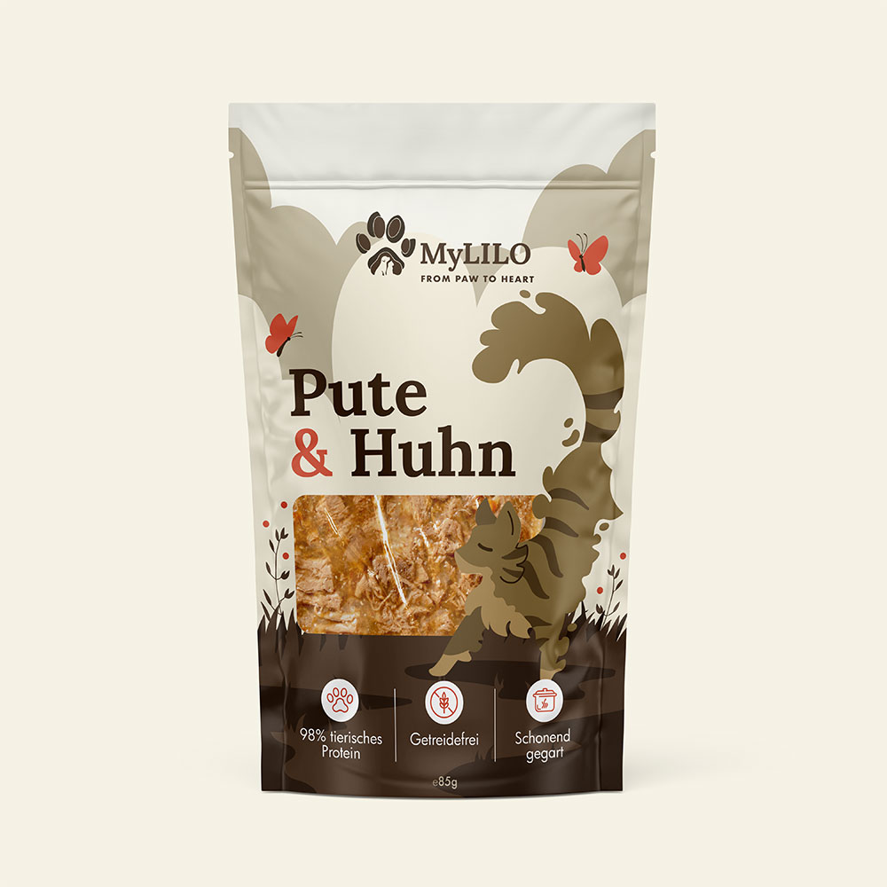 mylilo-pute-huhn Katzenfutter Pute & Huhn â Bild 1