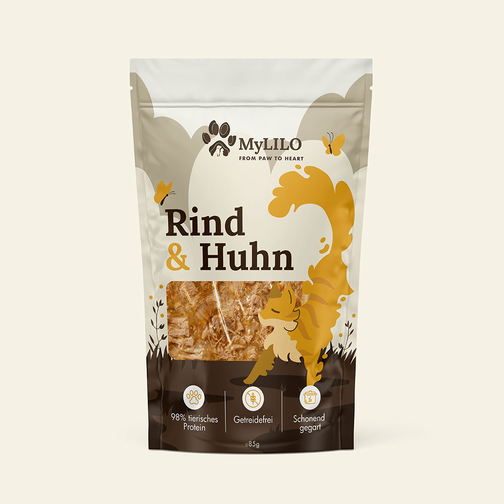 mylilo-rind-huhn Katzenfutter Rind & Huhn â Bild 1